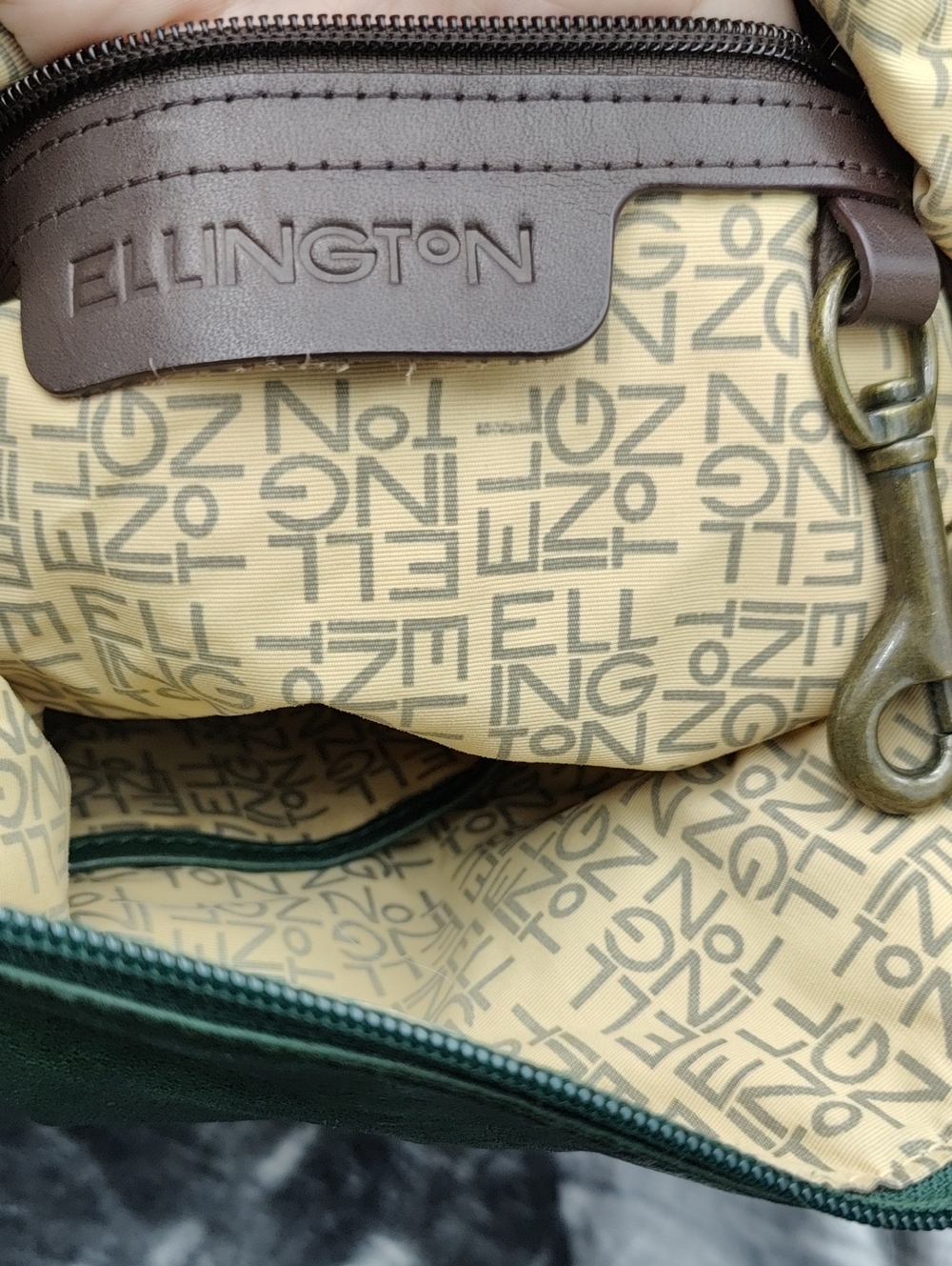 Ellington Green And Brown Hobo - Picture 10 of 13